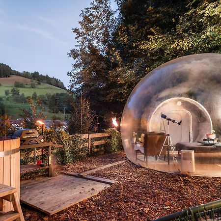 Living Timeless- Bubble Tent Elzach Inklusive Hot Tube Badefass- Schlafen Unterm Sternenhimmel Esterno foto