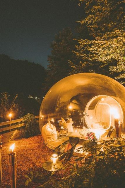 Living Timeless- Bubble Tent Elzach Inklusive Hot Tube Badefass- Schlafen Unterm Sternenhimmel Esterno foto