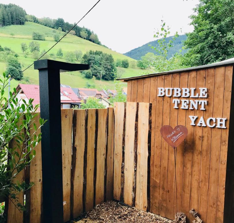 Living Timeless- Bubble Tent Elzach Inklusive Hot Tube Badefass- Schlafen Unterm Sternenhimmel Esterno foto